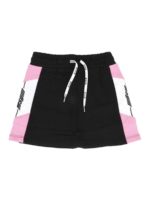 Minigonna in jersey con intarsia