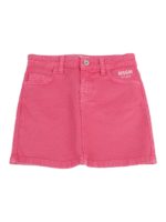 Minigonna in denim rosa