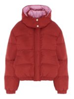 Piumino Bicolor rosso