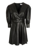 Vestito in pelle sintetica nero