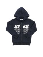 Felpa con cappuccio blu