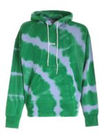 Felpa tie-dye con ricamo logo