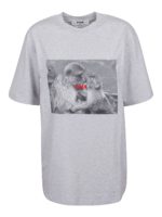 T-shirt in cotone stampa scimmie