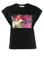T-shirt con stampa dinosauri