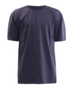 T-shirt in cotone con stampa logo sul retro