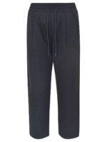 Pantaloni tuta neri con pinces