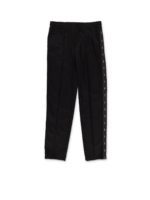Pantaloni tuta neri con banda logo