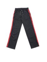 Pantalone motivo check grigi e neri