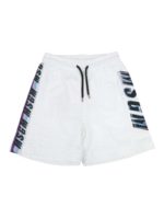 Shorts in cotone logati