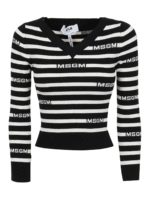 Pull a righe con scollo a V