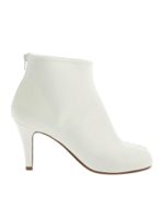 Stivaletti Tabi bianchi con tacco a spillo