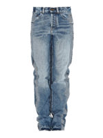 Jeans patchwork sbiaditi e strappati