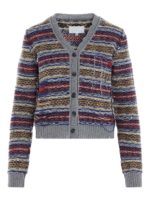 Cardigan boucle multicolor
