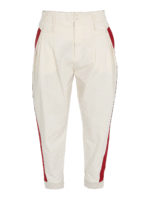 Pantaloni in cotone con bande laterali