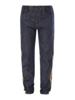 Jeans in denim di effetto rovesciato