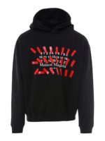 Felpa in cotone con logo numerico