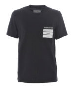 T-shirt nera Stereotype con stampa logo