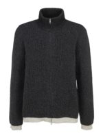 Maglia a collo alto con zip