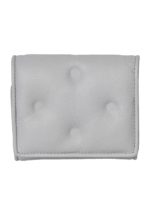 Portafoglio trapuntato grigio chiaro
