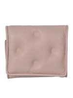 Portafoglio trapuntato rosa chiaro