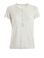 T-shirt in lurex con canotta