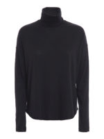 Maglia a collo alto in misto cachemire