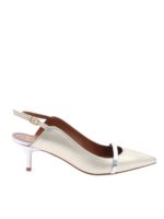 Slingback Marion Luwolt in pelle platino