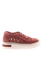 Sneaker Lane traforate rosse