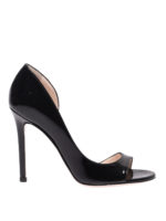 Decollete Glass a punta aperta in vernice