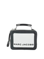 Borsa The Colorblocked Mini Box in pelle