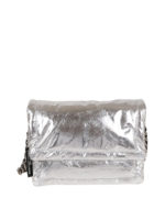 Borsa The Pillow in pelle laminata