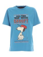 T-shirt All The Way With Snoopy blu