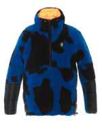 Giacca camouflage blu elettrico