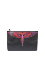 Red Wings Pouch piatta in pelle