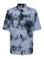 Camicia a righe tie-dye