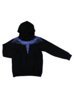 Felpa con cappuccio stampa Wings