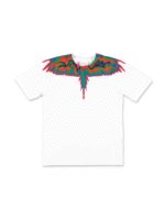 T-shirt Wings bianca e multicolor