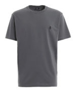 T-shirt grigia con logo