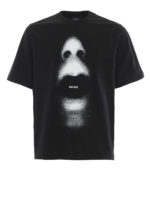 T-shirt nera Mouth Over