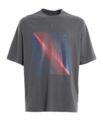 T-shirt con stampa ottica