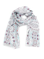 Echarpe Blanc Pour Unisex