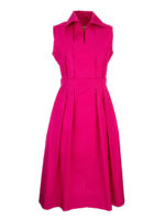 Abito in cotone plissettato