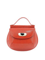 Borsa a spalla Cyclops effetto rettile
