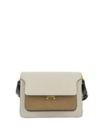 Borsa Trunk multi scomparto in pelle saffiano
