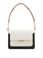 Borsa Trunk Bag in pelle tricolore