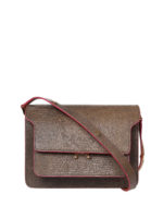 Borsa Trunk stampa rettile