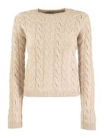 Rundhalspullover - Nude