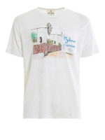 T-shirt Mykonos Jarrive in lino