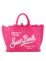 Borsa mare Vanity in cotone fucsia
