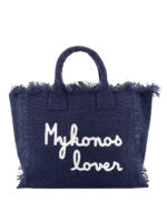 Borsa Vanity con ricamo Mykonos Lover